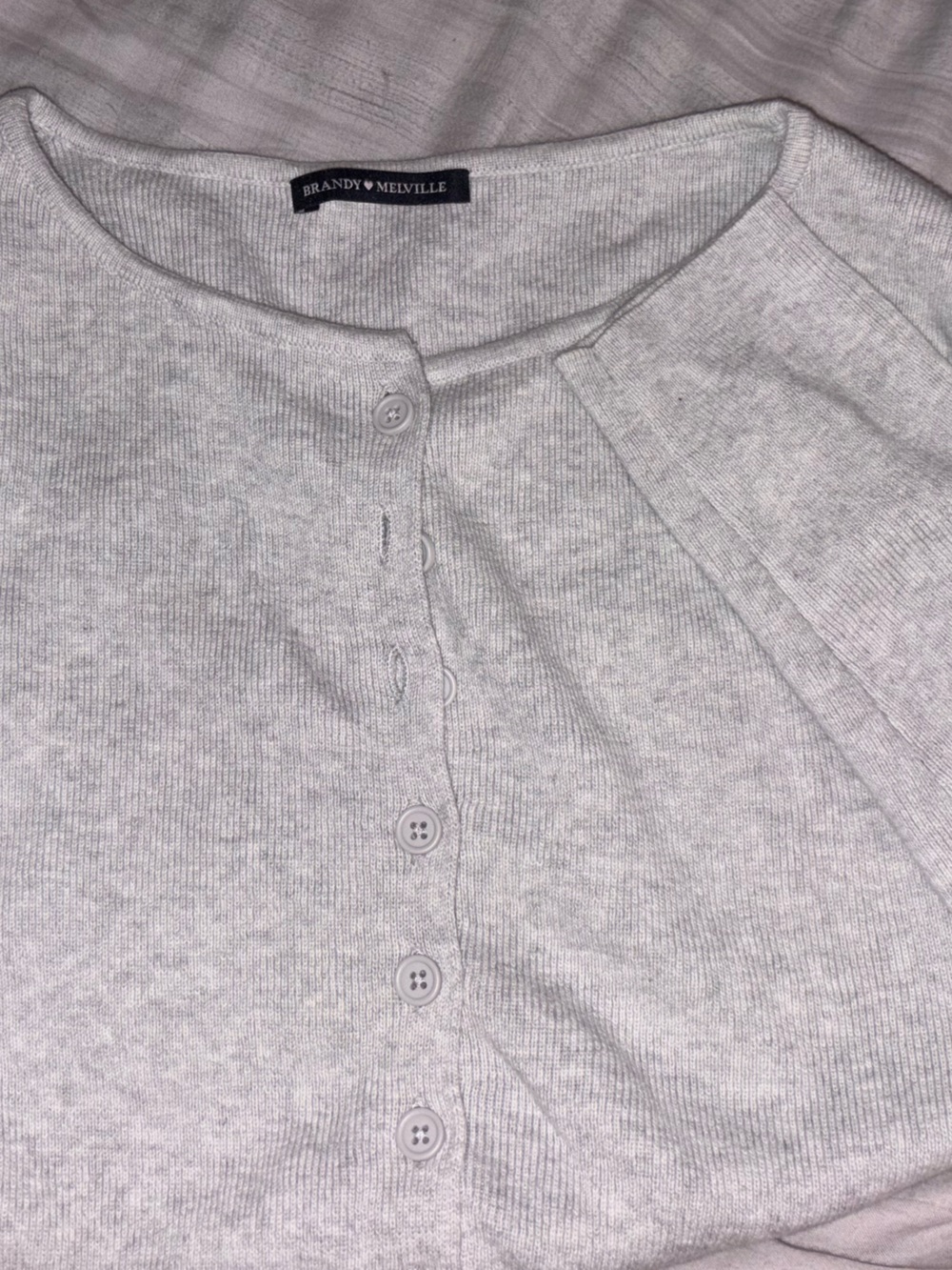 Brandy Cropped Ribbed Cardigan - Picture 3 of 3